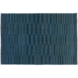 Blue Reversible Kilim Flatweave