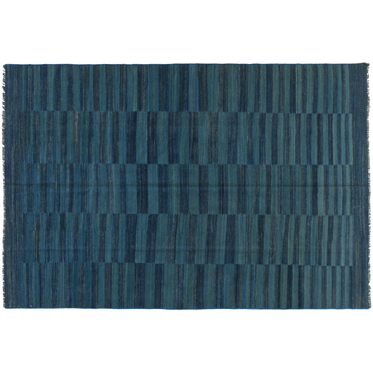 Blue Reversible Kilim Flatweave
