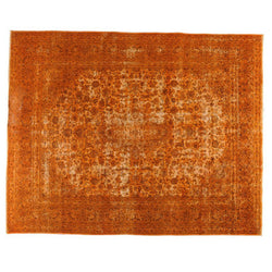Orange Vintage Distressed Rug