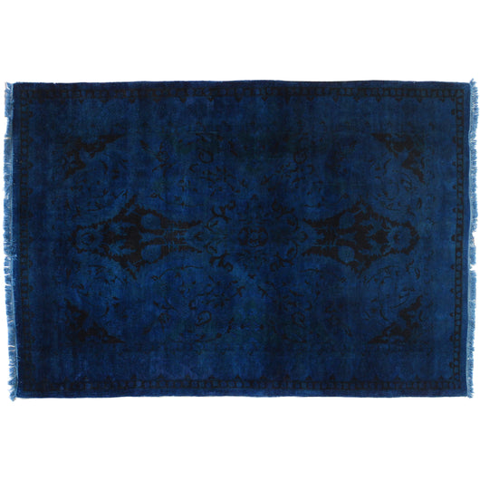 Royal Blue Overdyed Rug
