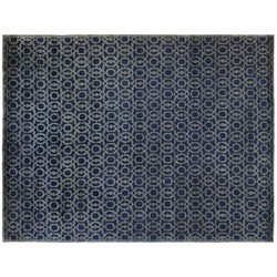 Navy Interlaced Rug