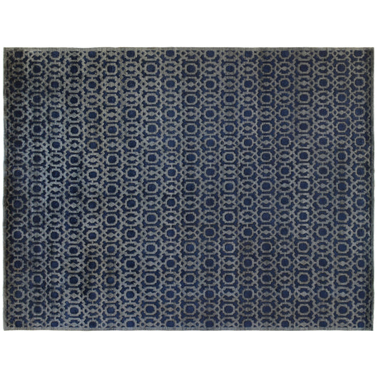 Navy Interlaced Rug