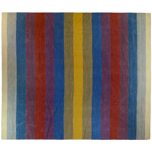 Gabbeh Inspired Modern Kilim Rug
