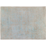 Beige and Turquoise Abstract Area Rug
