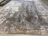 Transitional Blue, Brown and Beige Rug