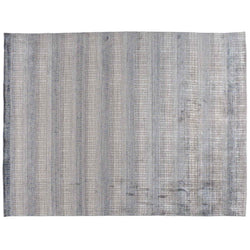 Beige and Steel Lines Area Rug