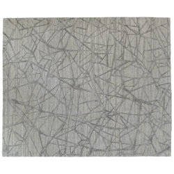 Contemporary Grey High Low Area Rug