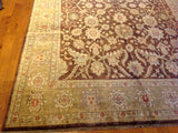 Traditional Pakistani Rug in Brown and Beige