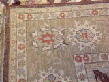 Traditional Pakistani Rug in Brown and Beige