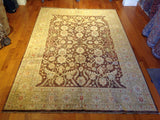 Traditional Pakistani Rug in Brown and Beige