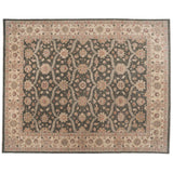 Traditional Pakistani Rug with Interlocking Floral Design