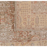 Gold and Brown Traditional Pakistani Area Rug