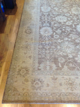 Traditional Brown and Beige Pakistani Rug