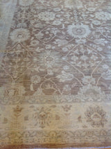 Traditional Brown and Beige Pakistani Rug