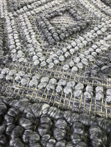Braided Rug with Diamond Design