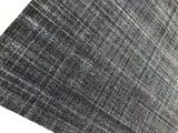 Tufted Grey Area Rug with Garnet and Gold