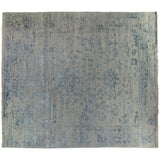 Blue Transitional Indian Area Rug