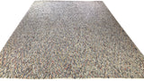 Multi Color Tufted Wool Area Rug