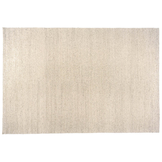 Oatmeal Braided Wool Area Rug
