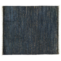 Dark Blue Shag Area Rug