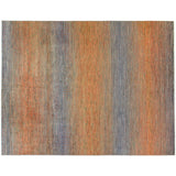 Orange and Grey Area Rug
