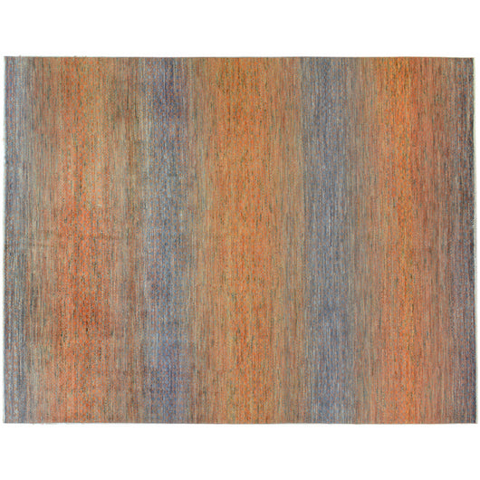Orange and Grey Area Rug