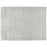Grey and White Wool Area Rug