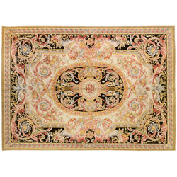 Savonnerie Style Wool Area Rug