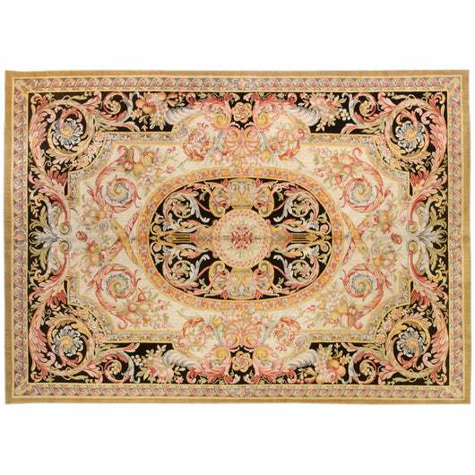 Savonnerie Style Wool Area Rug