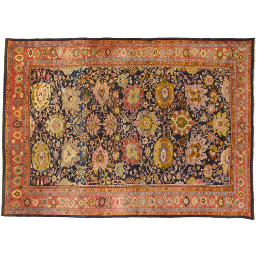 Antique Ziegler Mahal Rug