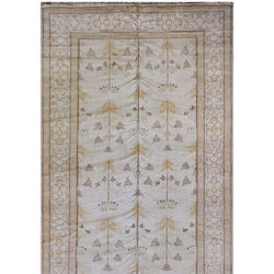 Beige and Gold Floral Runner