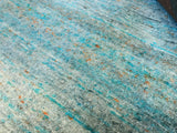 Turquoise and Silver Area Rug