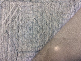 Gray Geometric Design Rug