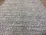 Gray Geometric Design Rug