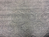 Gray Geometric Design Rug