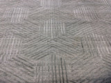 Gray Geometric Design Rug