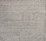 Gray Geometric Design Rug