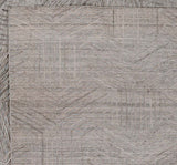 Gray Geometric Design Rug